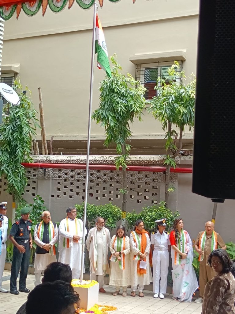भवानीपुर एजुकेशन सोसायटी कॉलेज में मनाया गया 80वां स्वतंत्रता दिवस